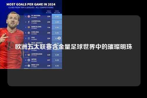 欧洲五大联赛含金量足球世界中的璀璨明珠第1张-五大联赛直播