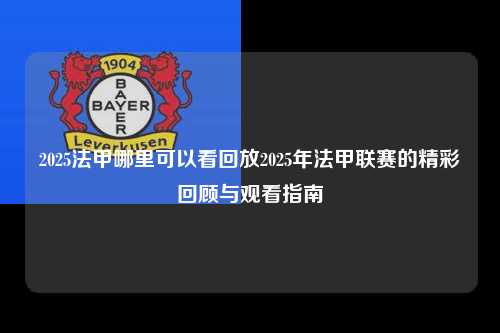 2025法甲哪里可以看回放2025年法甲联赛的精彩回顾与观看指南第1张-五大联赛直播