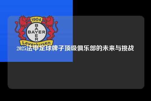 2025法甲足球牌子顶级俱乐部的未来与挑战第1张-五大联赛直播