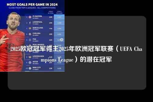 2025欧冠冠军得主2025年欧洲冠军联赛（UEFA Champions League）的潜在冠军第1张-五大联赛直播