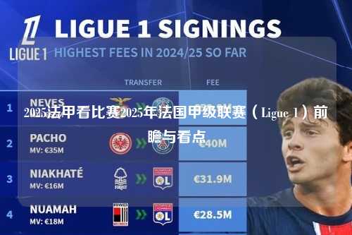 2025法甲看比赛2025年法国甲级联赛（Ligue 1）前瞻与看点第1张-五大联赛直播