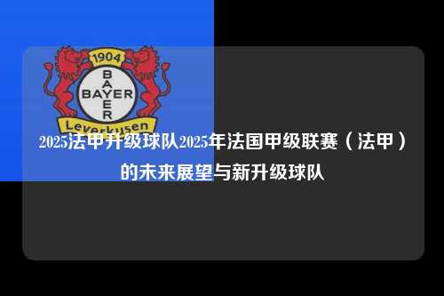 2025法甲升级球队2025年法国甲级联赛（法甲）的未来展望与新升级球队第1张-五大联赛直播