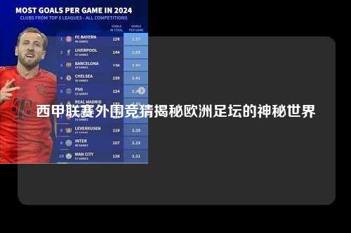 西甲联赛外围竞猜揭秘欧洲足坛的神秘世界第1张-五大联赛直播