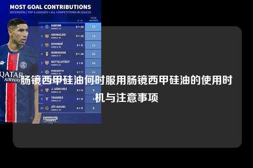 肠镜西甲硅油何时服用肠镜西甲硅油的使用时机与注意事项第1张-五大联赛直播