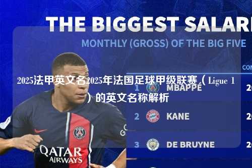 2025法甲英文名2025年法国足球甲级联赛（Ligue 1）的英文名称解析第1张-五大联赛直播