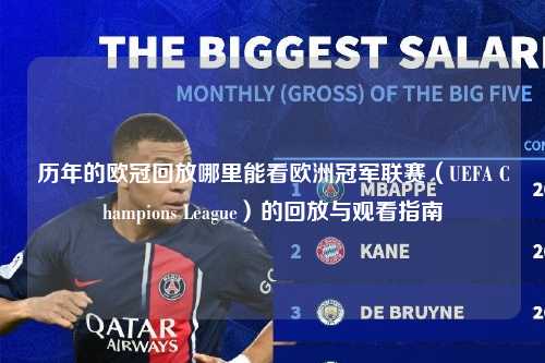 历年的欧冠回放哪里能看欧洲冠军联赛（UEFA Champions League）的回放与观看指南第1张-五大联赛直播