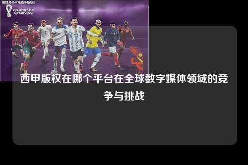 西甲版权在哪个平台在全球数字媒体领域的竞争与挑战第1张-五大联赛直播