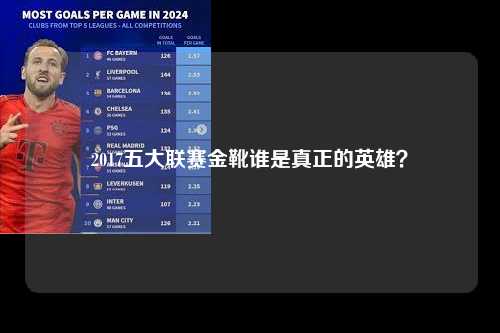 2017五大联赛金靴谁是真正的英雄？第1张-五大联赛直播