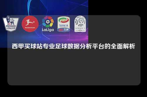 西甲买球站专业足球数据分析平台的全面解析第1张-五大联赛直播