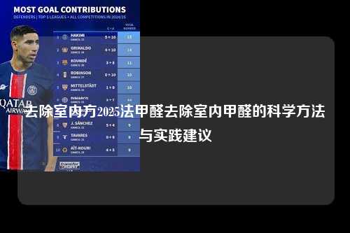 去除室内方2025法甲醛去除室内甲醛的科学方法与实践建议第1张-五大联赛直播