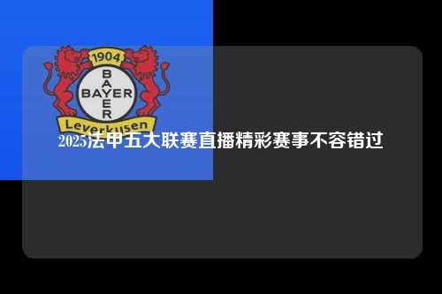 2025法甲五大联赛直播精彩赛事不容错过第1张-五大联赛直播