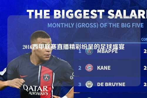 2016西甲联赛直播精彩纷呈的足球盛宴第1张-五大联赛直播
