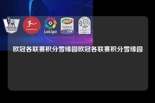 欧冠各联赛积分雪缘园欧冠各联赛积分雪缘园第1张-五大联赛直播