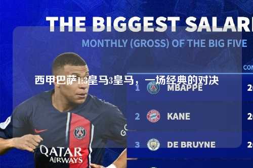 西甲巴萨1:3皇马3皇马，一场经典的对决第1张-五大联赛直播