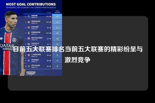 目前五大联赛排名当前五大联赛的精彩纷呈与激烈竞争第1张-五大联赛直播