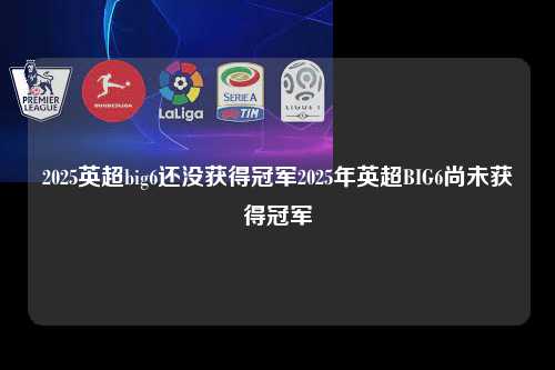 2025英超big6还没获得冠军2025年英超BIG6尚未获得冠军第1张-五大联赛直播
