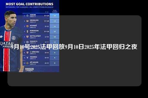 9月10号2025法甲回放9月10日2025年法甲回归之夜第1张-五大联赛直播