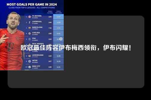 欧冠最佳阵容伊布梅西领衔，伊布闪耀！第1张-五大联赛直播