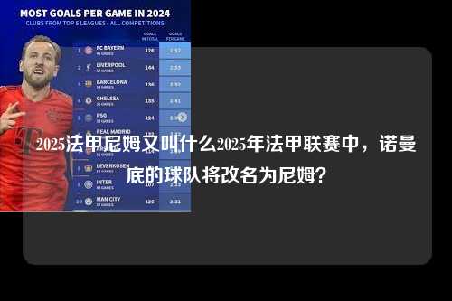 2025法甲尼姆又叫什么2025年法甲联赛中，诺曼底的球队将改名为尼姆？第1张-五大联赛直播