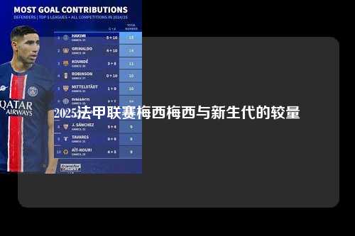 2025法甲联赛梅西梅西与新生代的较量第1张-五大联赛直播