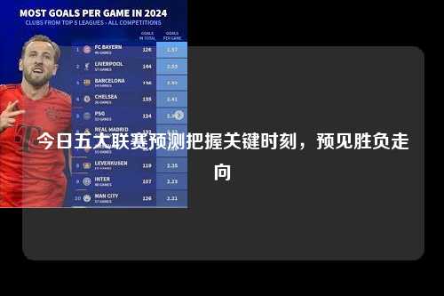 今日五大联赛预测把握关键时刻，预见胜负走向第1张-五大联赛直播