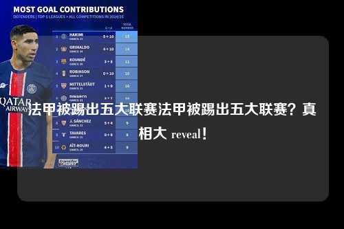 法甲被踢出五大联赛法甲被踢出五大联赛？真相大 reveal！第1张-五大联赛直播