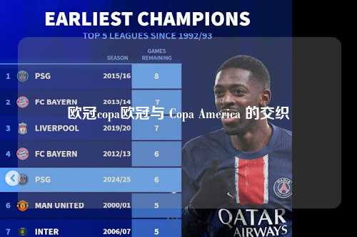 欧冠copa欧冠与 Copa America 的交织第1张-五大联赛直播