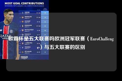 欧霸杯是五大联赛吗欧洲冠军联赛（EuroChallenge）与五大联赛的区别第1张-五大联赛直播