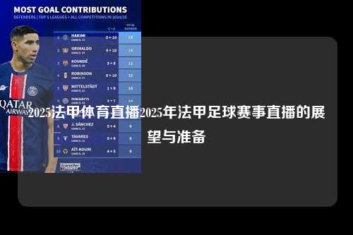 2025法甲体育直播2025年法甲足球赛事直播的展望与准备第1张-五大联赛直播