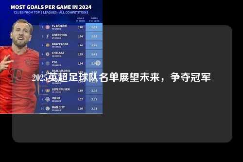 2025英超足球队名单展望未来，争夺冠军第1张-五大联赛直播