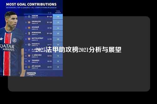 2025法甲助攻榜2021分析与展望第1张-五大联赛直播