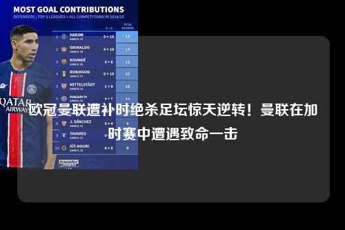 欧冠曼联遭补时绝杀足坛惊天逆转！曼联在加时赛中遭遇致命一击第1张-五大联赛直播