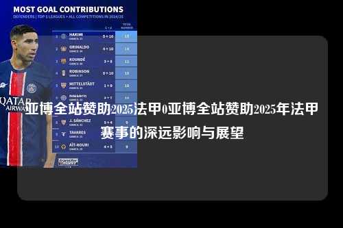 亚博全站赞助2025法甲0亚博全站赞助2025年法甲赛事的深远影响与展望第1张-五大联赛直播