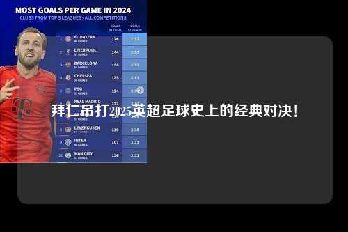 拜仁吊打2025英超足球史上的经典对决！第1张-五大联赛直播