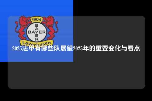 2025法甲有哪些队展望2025年的重要变化与看点第1张-五大联赛直播