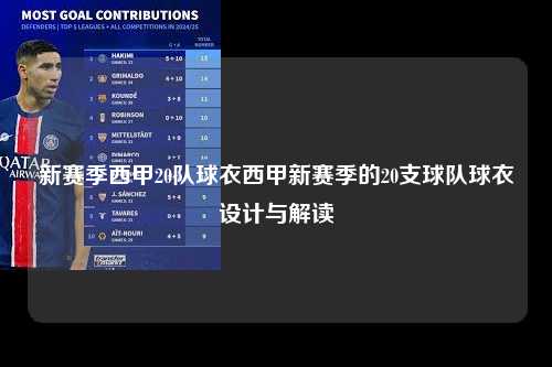 新赛季西甲20队球衣西甲新赛季的20支球队球衣设计与解读第1张-五大联赛直播