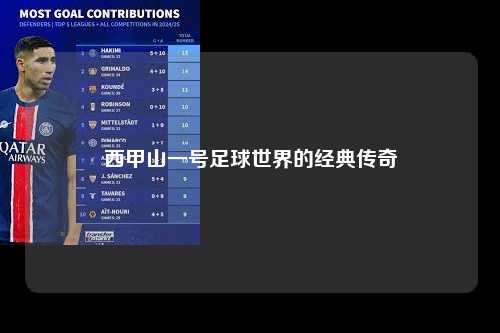 西甲山一号足球世界的经典传奇第1张-五大联赛直播