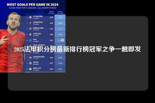 2025法甲积分榜最新排行榜冠军之争一触即发第1张-五大联赛直播