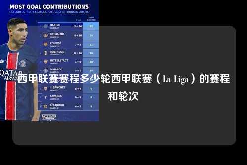 西甲联赛赛程多少轮西甲联赛（La Liga）的赛程和轮次第1张-五大联赛直播
