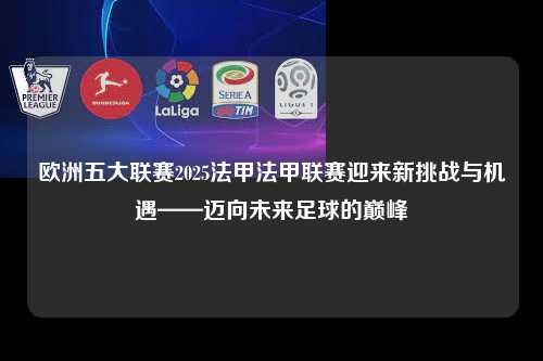 欧洲五大联赛2025法甲法甲联赛迎来新挑战与机遇——迈向未来足球的巅峰第1张-五大联赛直播