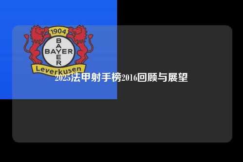 2025法甲射手榜2016回顾与展望第1张-五大联赛直播