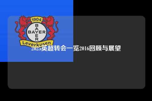 2025英超转会一览2016回顾与展望第1张-五大联赛直播