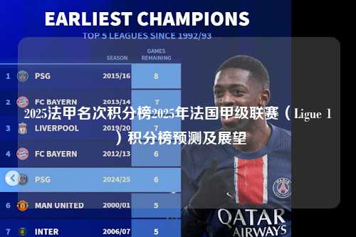 2025法甲名次积分榜2025年法国甲级联赛（Ligue 1）积分榜预测及展望第1张-五大联赛直播