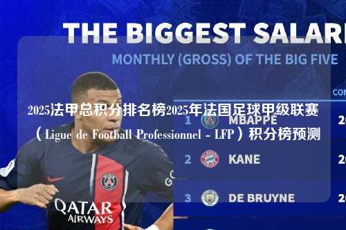 2025法甲总积分排名榜2025年法国足球甲级联赛（Ligue de Football Professionnel - LFP）积分榜预测第1张-五大联赛直播