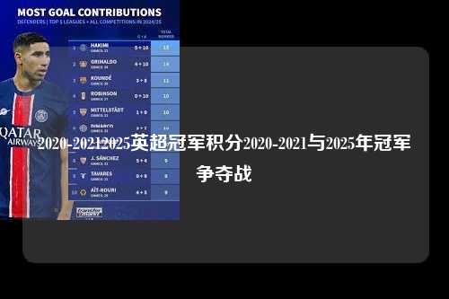 2020-20212025英超冠军积分2020-2021与2025年冠军争夺战第1张-五大联赛直播