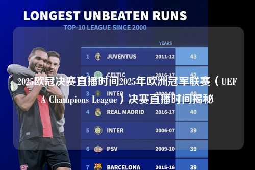 2025欧冠决赛直播时间2025年欧洲冠军联赛（UEFA Champions League）决赛直播时间揭秘第1张-五大联赛直播
