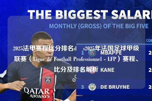 2025法甲赛程比分排名d s2025年法国足球甲级联赛（Ligue de Football Professionnel - LFP）赛程、比分及排名解析第1张-五大联赛直播