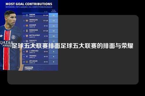 足球五大联赛排面足球五大联赛的排面与荣耀第1张-五大联赛直播