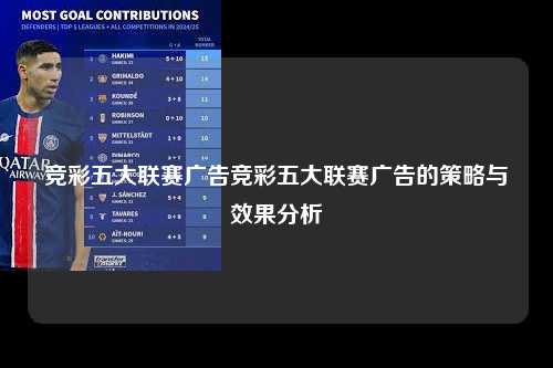 竞彩五大联赛广告竞彩五大联赛广告的策略与效果分析第1张-五大联赛直播
